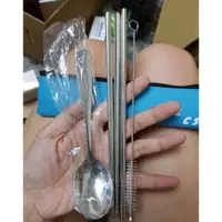 在飛比找蝦皮購物優惠-1樓第三個抽屜) 2019股東會紀念品  志聖不鏽鋼環保吸管