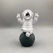 Ecacon Figurine Astronaut Statue Spaceman Décor,Desktop & Tabletop Decorative Cu