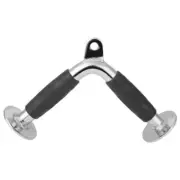 Gym Cable Attachment Tricep Rope Press Handle Push Pull Lat Row Bar Accessory AU
