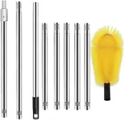 Gutter Cleaning Brush - Flexible Brush Head Gutter Cleaner Efficient Design | Lo