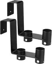 Fence Hooks for Pool Equipment,Set of 2 Pool Fence Hanger - Weather-Resistant, Multi-Purpose Heavy Duty Poolside Storage for Towel Cleaning Tools Hose