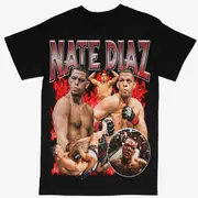 Nate Diaz Tee Shirt UFC MMA T-shirt