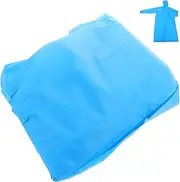 [SOLUSTRE] Portable Raincoat for Men and Women Poncho with Hood and Sleeves Lightweight and Reusable Rain Gear for Outdoor Activities for Hiking and Camping