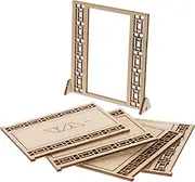 Totority Decorative Mini House Screen Retro Screen Toys Vivid Detail Practical for Miniature Bedrooms