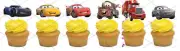 24pc Cars Lightning McQueen Cupcake Toppers Birthday Party Decoration