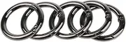 Generic 5 Pieces Keychain Carabiners Hook Clip with Spring Closure