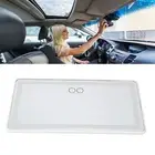 Car Visor Vanity Mirror 4 Sided Light Strips High Definition Touch Switch Un ADS