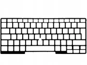 KEYBOARD FRAME DELL LATITUDE 5490 ORIGINAL UK BIG ENTER