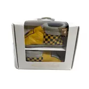 Baby Freshly Picked Harry Potter Hufflepuff Leather Rubber Sole Moccasins Size 4