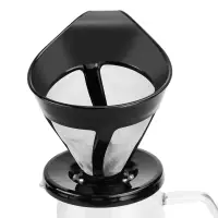 在飛比找蝦皮購物優惠-手沖咖啡壺 過濾器 咖啡濾網 不銹鋼細密茶漏 滴漏式 美式咖