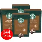 Starbucks By Nespresso House Blend Coffee Pods Capsules 144 Pack