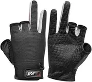 Fishing Bait Gloves, Anti Slip, Cutting, Pricking, Sun Protection, Waterproof, Ultra-Thin Male Dew, Three Finger Road, Asia sea Fishing Special/195