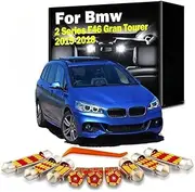 12Pcs LED Interior Light Kit Package, For Bmw 2 Series F46 Gran Tourer 2015-2018 Map Trunk Glove Box light