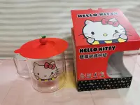在飛比找Yahoo!奇摩拍賣優惠-Hello Kitty 隔熱雙層玻璃杯組-含造型雙用杯蓋/杯