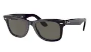 Ray-Ban Wayfarer Black Frame Green G-15 Lenses Non-Polarised RB2140 901 54mm NEW