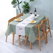 Waterproof PVC Tablecloths, Plastic Table Cloth, Wipe Clean PVC Table Cover (elk)