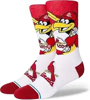 Stance Crew Cardinals Mascot Socks (Large, Red)