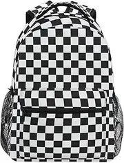 [GAIGEO] Space Stars Blue School Backpack, Sturdy 15L Boys School Backpack, Name Tag Multi Pocket, Ergonomic Comfort, S