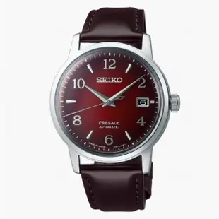 【SEIKO 精工】PRESAGE系列 調酒師 浮雕水晶杯設計 機械腕錶 SK044 母親節 禮物(SRPE41J1/4R35-04A0R)