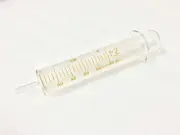 1pcs 100ml Glass Syringe Large Diameter Injector Lab Sampler