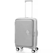 American Tourister Curio Book Opening Medium 68cm Hardside Suitcase Cool Grey 53