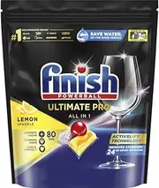 Finish Ultimate Lemon Sparkle Dishwashing 80 Tablets