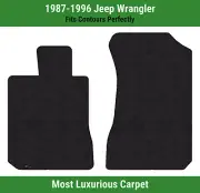 Lloyd Luxe Front Row Carpet Mats for 1987-1996 Jeep Wrangler (for: Jeep)