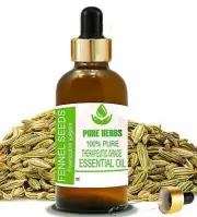 Pure Herbs Fennel Seeds Foeniculum Vulgare 100% Pure & Natural Essential Oil