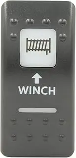 Switch Boss Winch Out (Arrow Up) Rocker Switch Cover Only - White