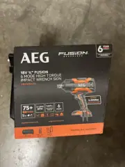 AEG/Rigid 18V 3/4" FUSION 6 MODE HIGH TORQUE IMPACT WRENCH- A18FIW34HTO