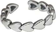 [WRITWAA] Women Jewelry Vintage Rings The Ring Women Ring Fashion Ring for Women Open Toe Ring Women Open Ring Silver