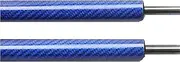 Tailgate Strut for Civic MK10 FK4/FK7/FK8 5-Door Hatchback 2016-2021 Trunk Boot Gas Struts Springs Dampers Tailgate Lift Supports Gas Struts(Blue Carbon Fiber)