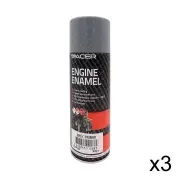 3 x Pacer Engine Enamel Grey Primer 300G - Silicone-Ceramic Nano-Technology