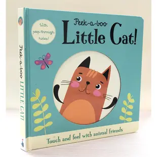 Peek-a-boo Little Cat! (硬頁遊戲書)(硬頁書)/Susie Linn Peep-through Window Books 【三民網路書店】