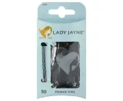 Lady Jayne Fringe Pins Black 50 Pack