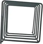 Angoily Vinyl Rack Picture Holders Display Rack Tabletop Record Holder Display Stand Vinyl Record Display Vinyl Shelf Vinyl Records Stand Turntable Organizer Case Iron Black