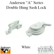 Andersen Double Hung Sash Lock A series Sash Lock White Swivel Sash Lock