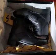 Saxon Syntovia Ladies Black Lace Paddock Boots Size 6.5