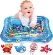 Tummy Time Mat Premium Water Play Mat for Babies and Toddlers Toy for 3-24 Months, Strengthens Baby's Muscles, Portable