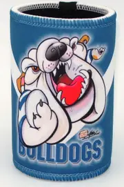 Bulldogs Rugby League Paul Harvey Design Can Cooler Stubby Holder