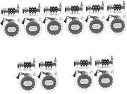 SUPVOX 5sets 2pcs Mountain Bike Theft Lock Heavy Duty Safety Cable Lock for Bicycles Motorcycles and More Three Password Secure Design for Reliable Protection 2pcs*5