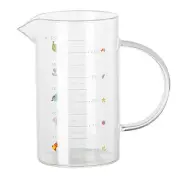 Graduated Beaker Glass Cup Beaker Mug Borosilicate Glass Cup Measuring Pitcher