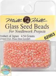 Mill Hill Glass Seed Beads 4.54g Peach Cream #02003
