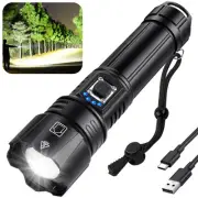 Rechargeable Flashlights High Lumens, 990,000 Lumen Brightest Led Flashlight ...