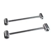 Door Seam Spanner Wrench - Hinge Adjustment Tool: Pack of 2 Adjusting Gap Bar...
