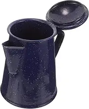 LIFKOME Enamel Coffee Pot with Scald Handle Handheld Water Kettle for Versatile Use Enamel Teapot for Coffee Milk and Water Smooth Finish for Comfortable Grip