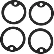 HOMOBABE 4Pcs Silicone Dog Tag Silencers Durable Covers for Dog Tags Eliminates Clanking Noise Pet Accessories for Dogs and Cats