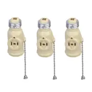 Two Outlet Lamp Bases Light Holder Splitter Converter Light Bulb Socket