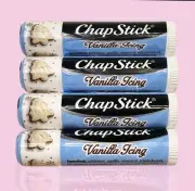 4 Pack: Chapstick Vanilla Icing Lip Balm LIMITED EDITION 0.15 oz Chap Stick