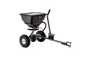PLANTCRAFT Tow Behind Broadcast Spreader 30kg 26L Seed Fertiliser Spreader Seeder Rotary